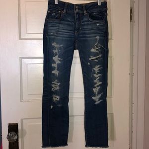 Artist Crop American Eagle jeans